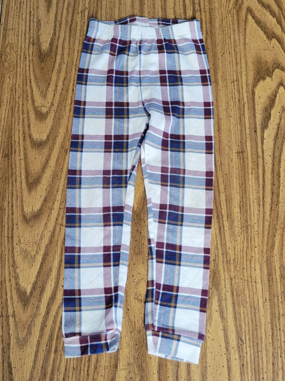 PJ Place Girls Plaid Cotton Pajama Pants Size 4T